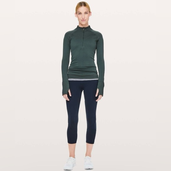 Lululemon Pace Rival Crop Full On Luxtreme 22" Size 4 - Picture 2 of 10